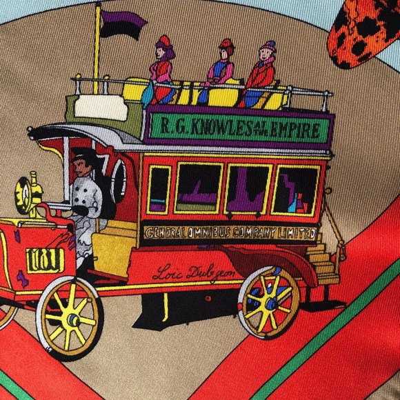 Hermes Authentic Les Clefs De Notre Enfance Scarf - Picture 3 of 11